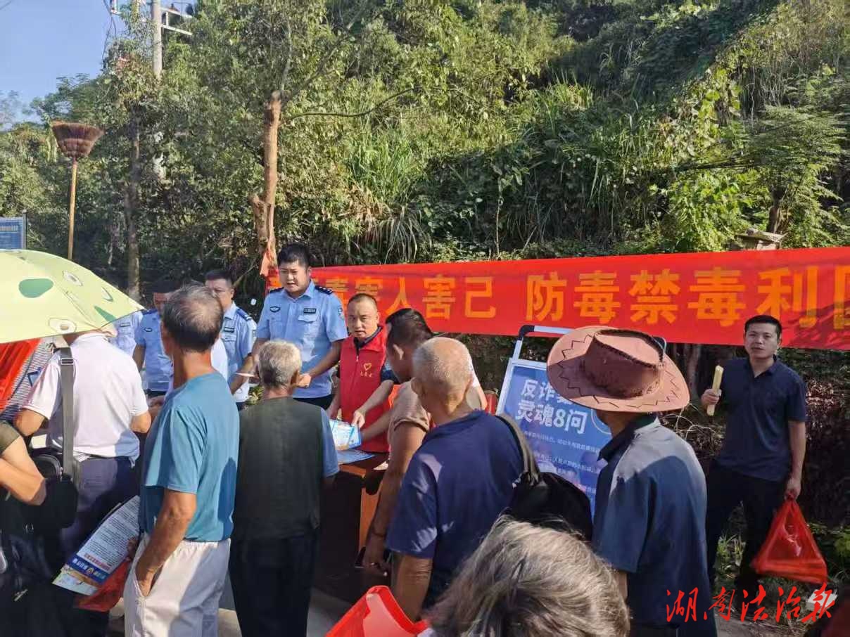 圩日吹起“平安風(fēng)” 安全防范入民心