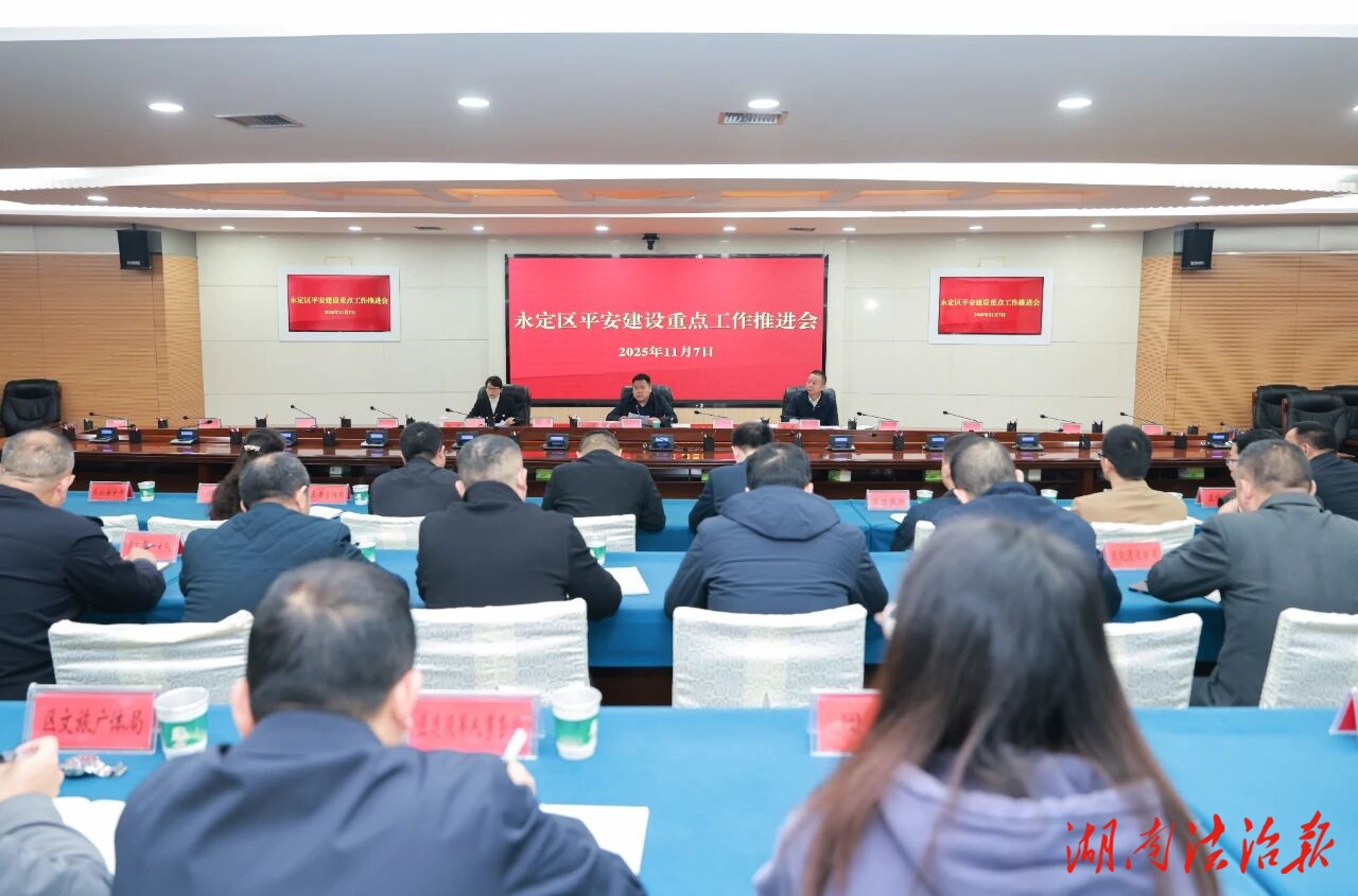 永定區(qū)召開平安建設重點工作推進會
