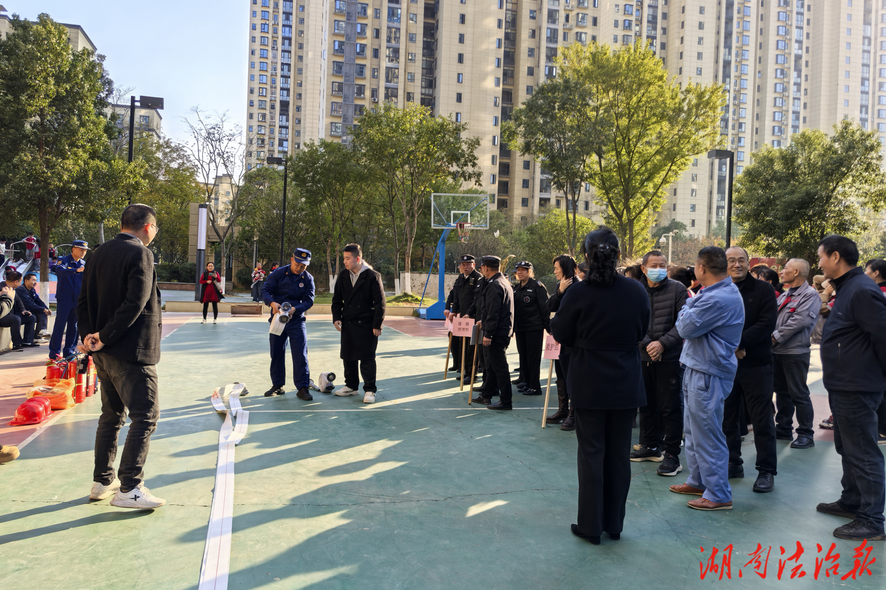 消防培训进物业 筑牢安全“防火墙” ——云溪区消防救援大队为大汉新城云龙王府物业人员“充电赋能”