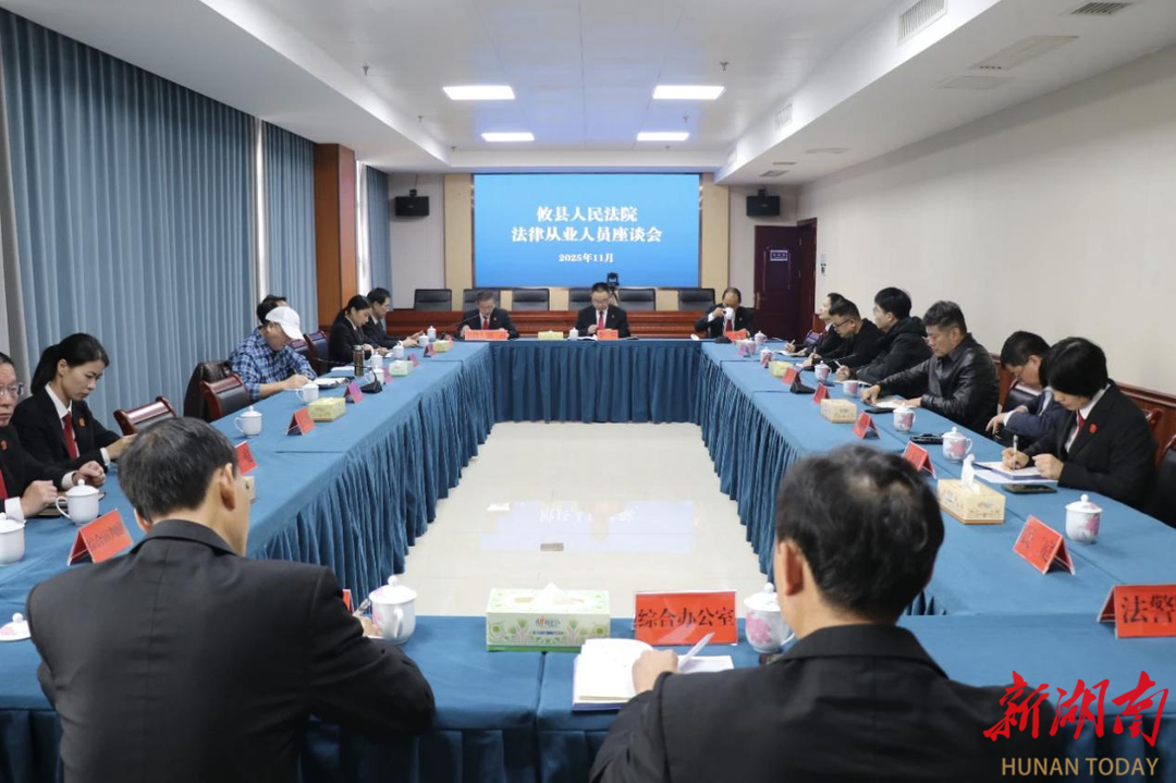 攸县法院召开法律从业人员座谈会