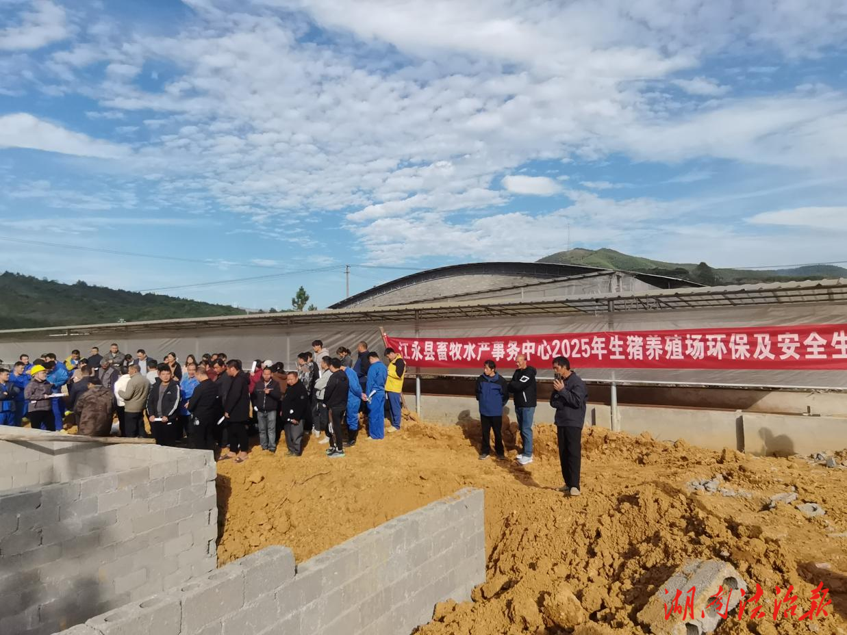 筑牢安全防線，護(hù)航綠色發(fā)展——江永縣開(kāi)展生豬養(yǎng)殖場(chǎng)環(huán)保及安全生產(chǎn)培訓(xùn)