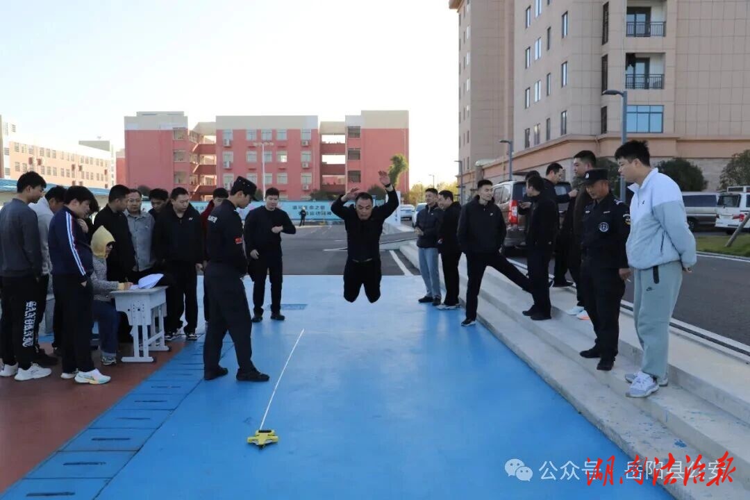 岳陽縣公安局開展全警綜合體能考核