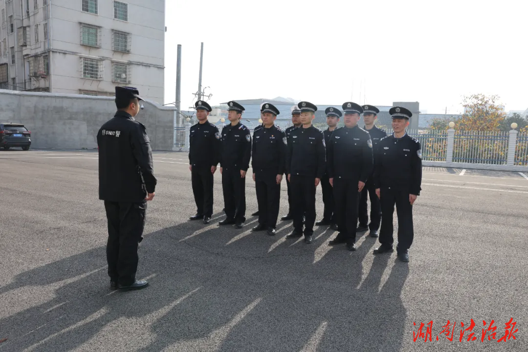 衡山公安組織隊列小教官集訓(xùn)