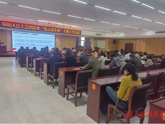 零陵區(qū)總工會開展“憲法進企業(yè)”主題宣傳活動