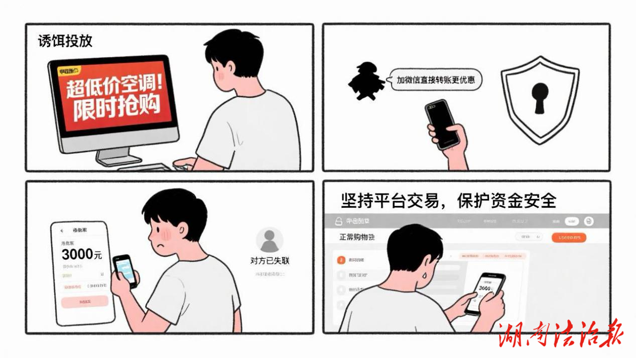 網(wǎng)絡(luò)購物需謹(jǐn)慎 花垣男子被騙3千余元