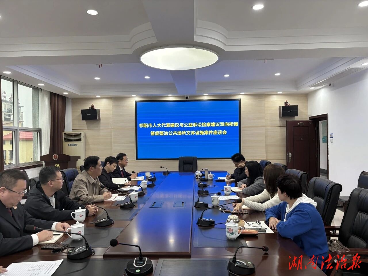 凝聚合力 共商良策——祁阳市检察院召开座谈会破解废旧文体设施治理难题