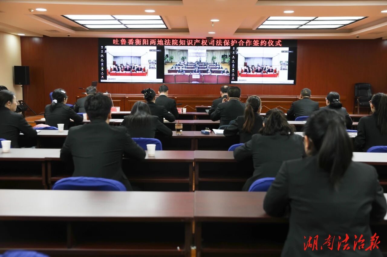 跨越山河！衡阳吐鲁番“云端握手”共绘知识产权司法保护新图景