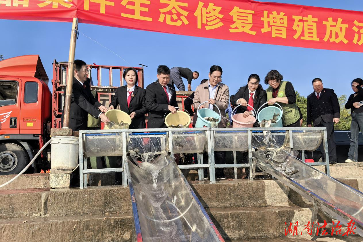 开展增殖放流 助力生态修复