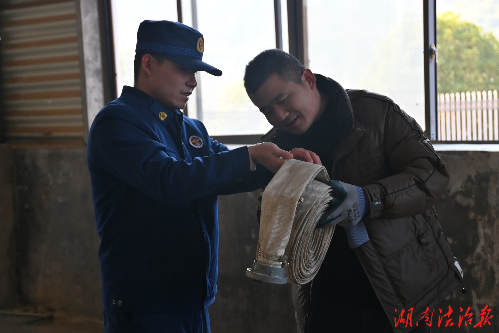 城步消防走进辖区企业开展消防安全培训演练