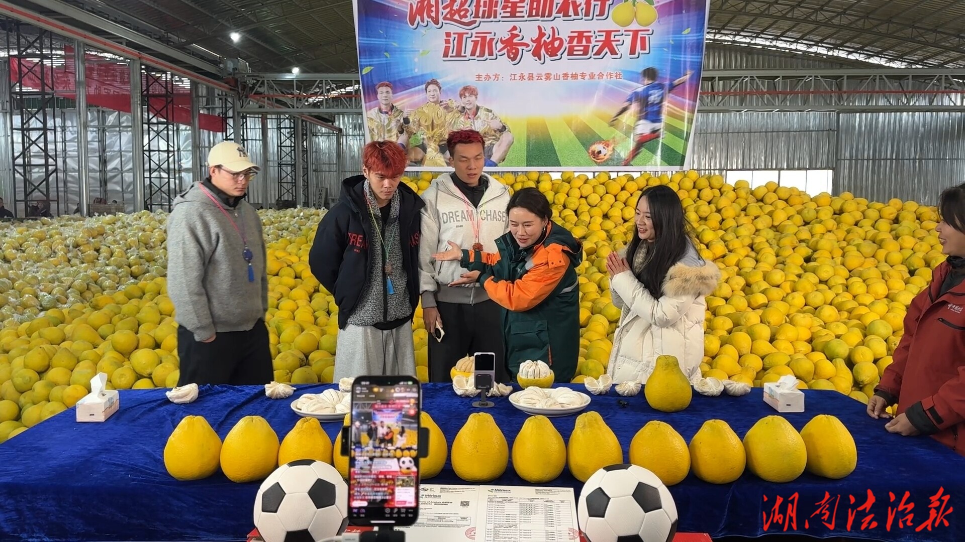江永：冠军流量赋能乡村振兴 直播带火香柚