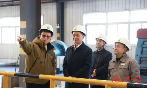 袁章中在江华高新区调研企业发展情况