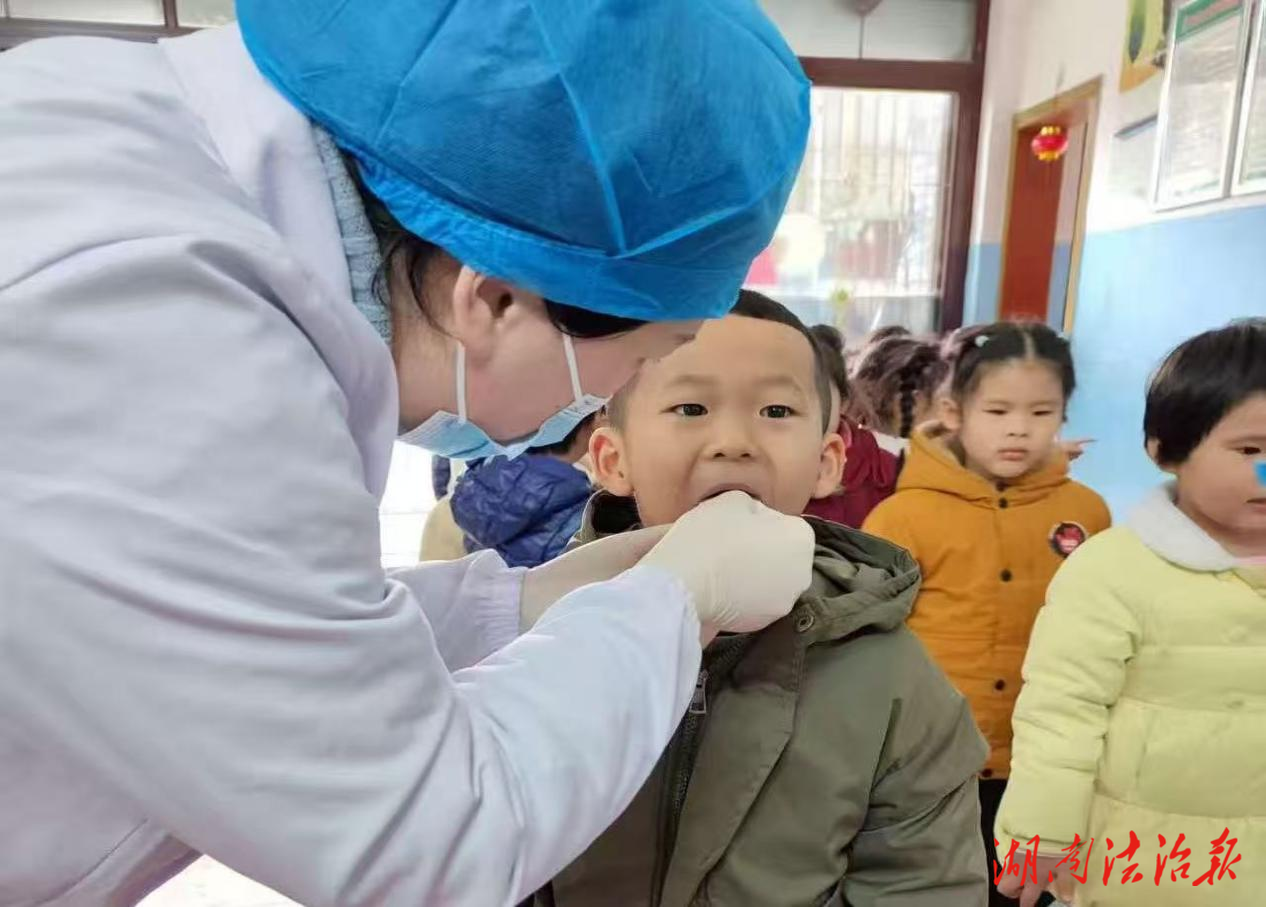 免費涂氟護童心！道縣壽雁鎮(zhèn)衛(wèi)生院筑牢幼兒口腔健康防線
