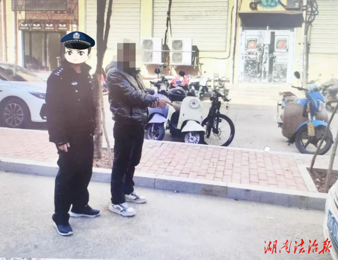 年底防盜莫大意！雙峰公安永豐水陸派出所抓獲一名“拉車門”竊賊