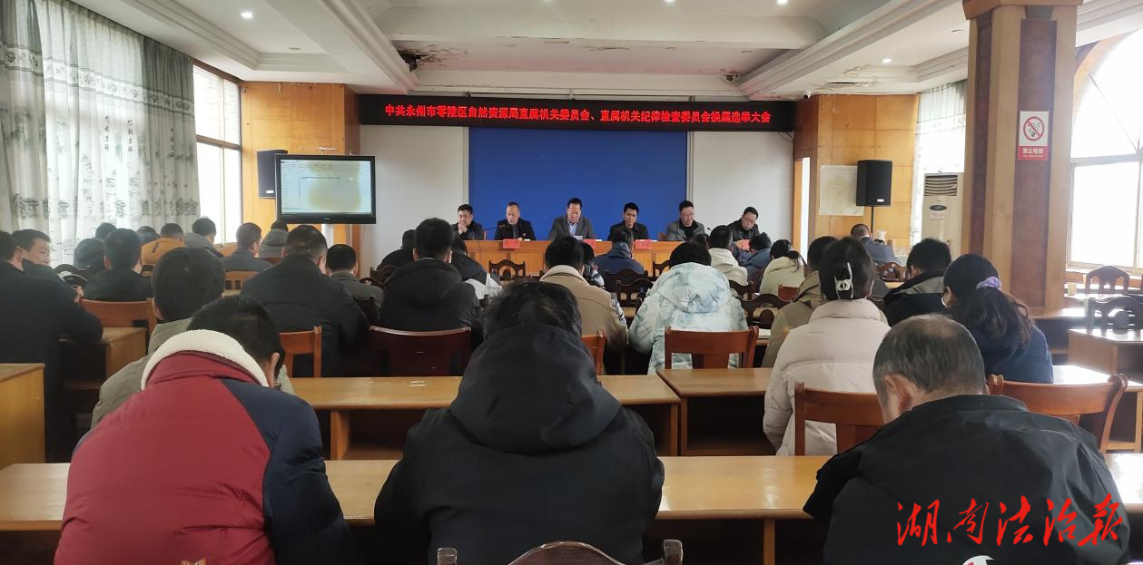 零陵區(qū)自然資源局圓滿完成機(jī)關(guān)黨委和機(jī)關(guān)紀(jì)委換屆選舉