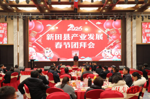 新田縣舉行產(chǎn)業(yè)發(fā)展春節(jié)團(tuán)拜會(huì)