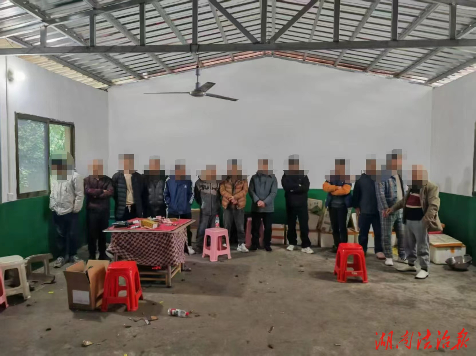 凈化鄉(xiāng)村風(fēng)氣！東安公安快速查處一起聚眾賭博案