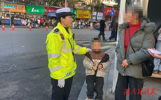 道縣：暖心！交警助力走失幼童找到家人
