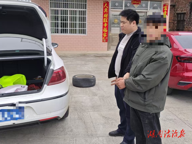 【冬春攻勢(shì)】流竄盜賊“拉車門”作案，邵東警方火速擒獲！