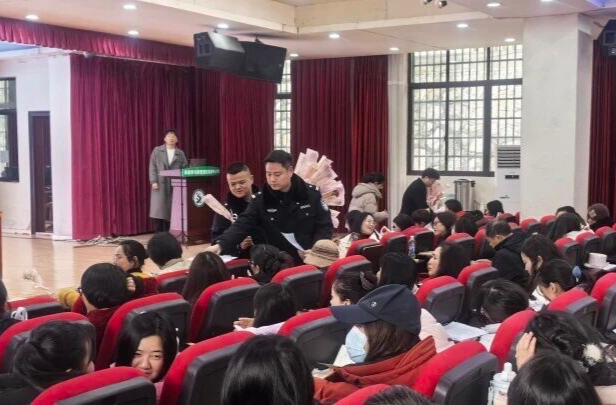 反詐宣傳進校園 守護教職工“錢袋子”