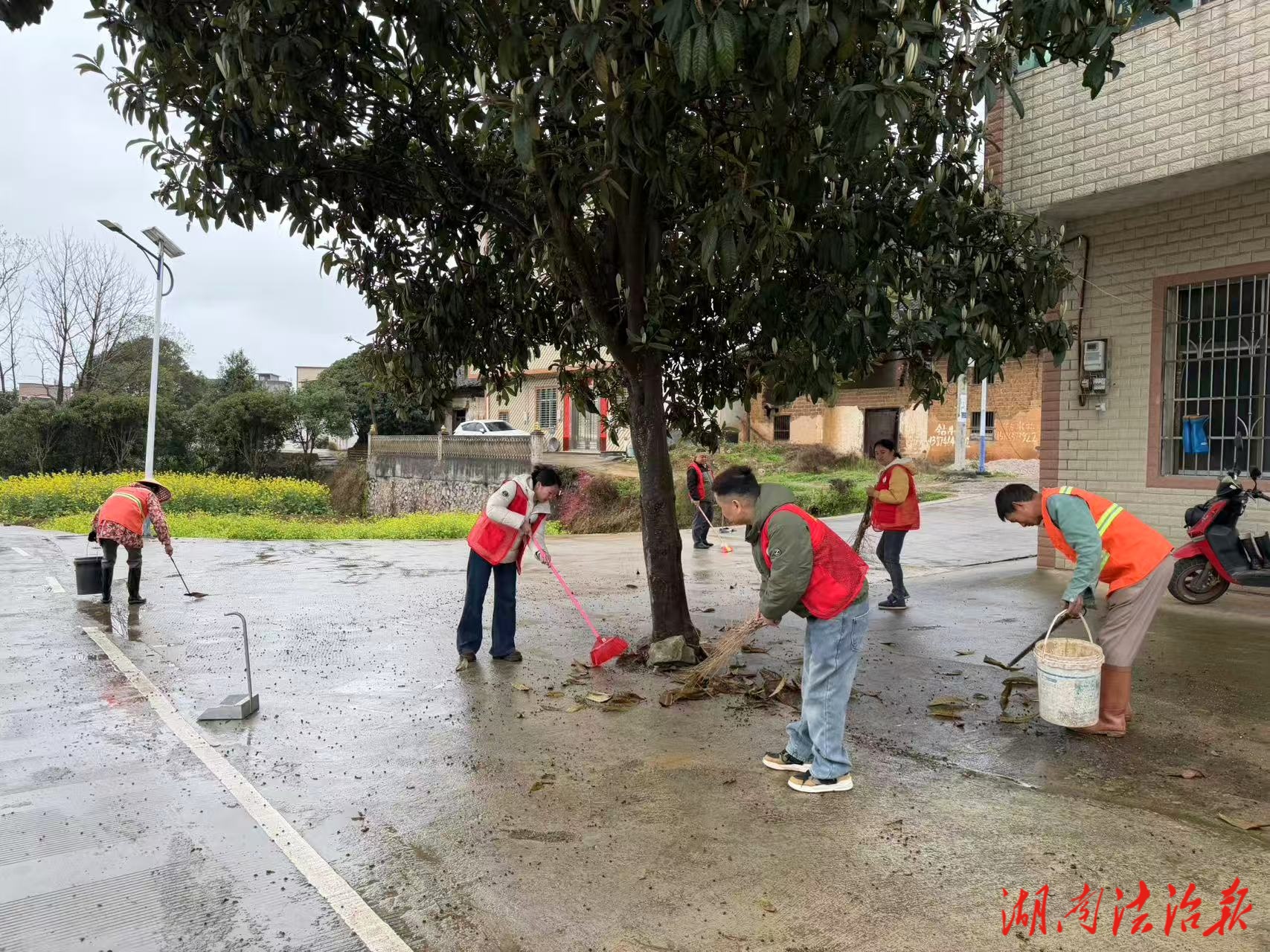 蓝山县祠堂圩镇：全域清洁聚合力 乡村焕新添活力