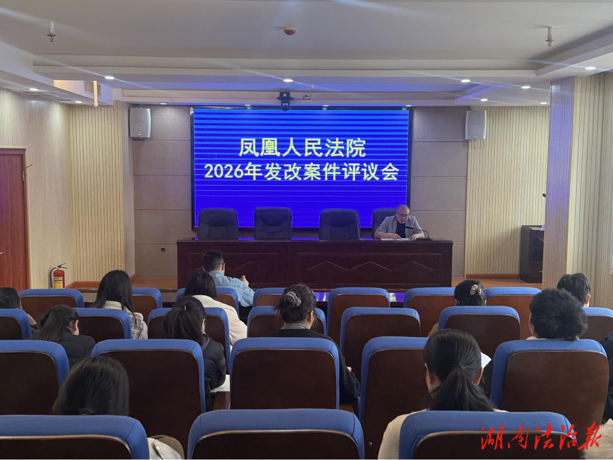 辦案質(zhì)效強(qiáng)化年 | 以案析理促提升 精準(zhǔn)復(fù)盤提質(zhì)效——鳳凰法院召開發(fā)改案件評(píng)析會(huì)