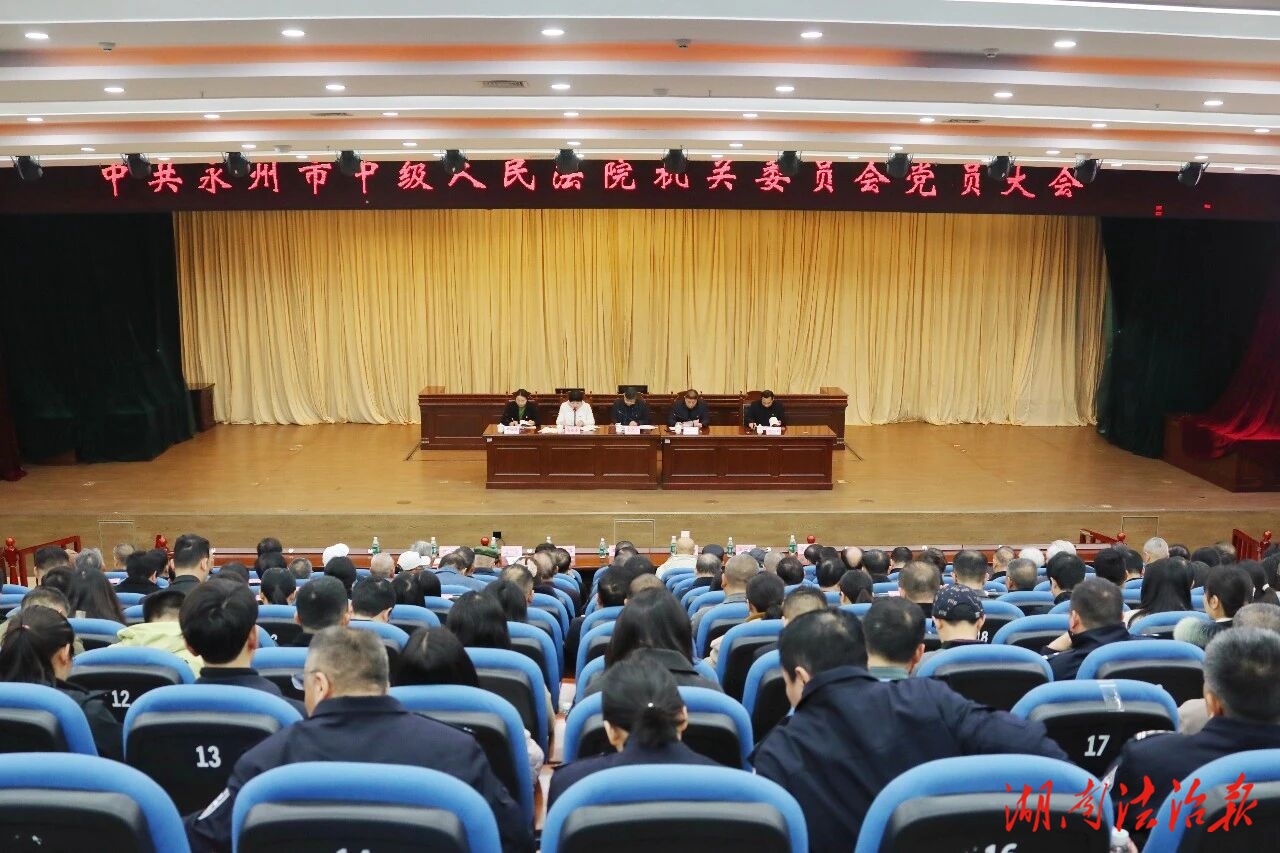 永州中院圆满完成机关党委、机关纪委换届选举