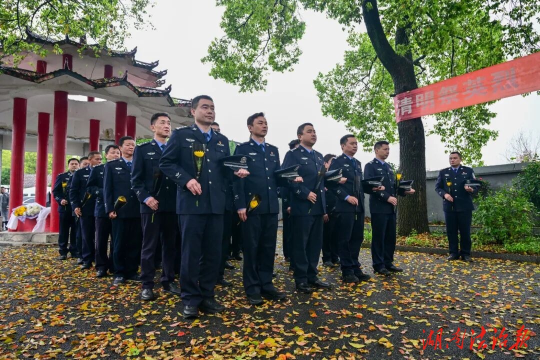赓续红色血脉 缅怀革命先烈 ——武陵公安开展清明祭英烈活动