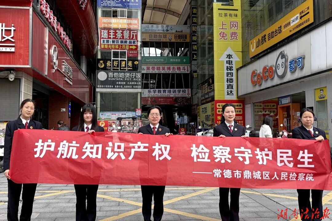 护航知识产权 检察守护民生 ——鼎城检察开展知识产权宣传活动