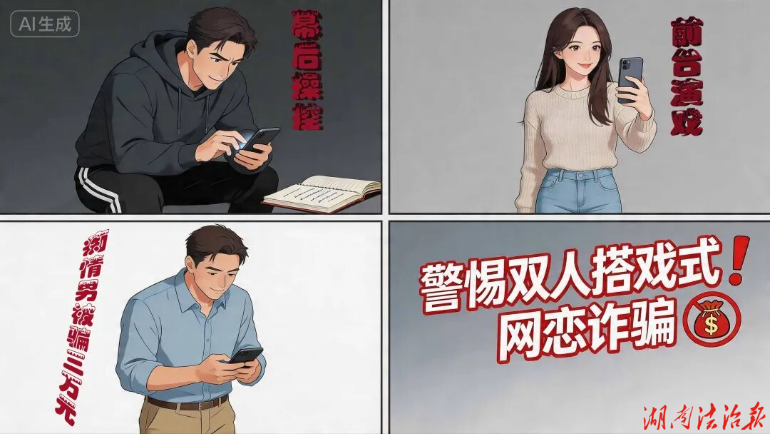 “网恋”女友竟是“情侣档”！白石岭公安破获一起诈骗案