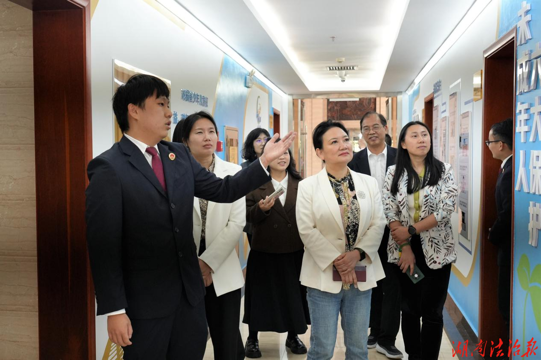 湖南省家庭教育研究会调研澧县未检工作  督导“向阳花”行动落地见效
