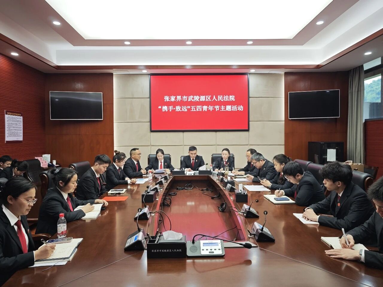 青春正好薪火传 携手致远守法治 ——武陵源法院五四青年节主题活动温情启幕