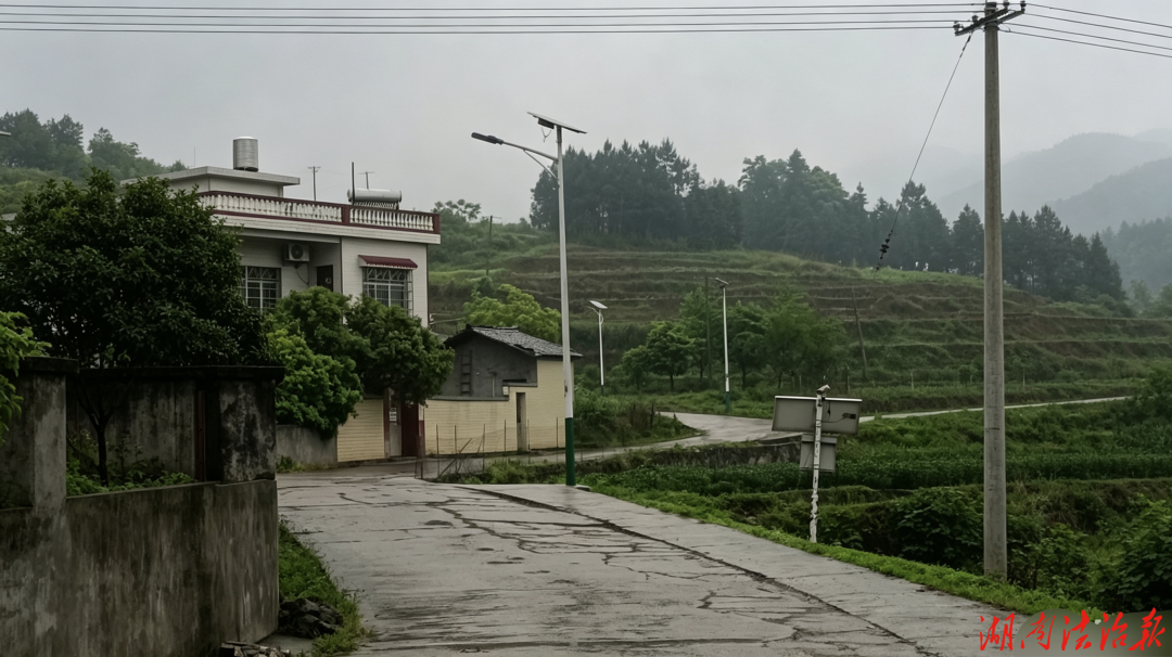 警心点亮振兴路，灯火暖心惠民生——邵阳县公安局援建城背村亮化工程圆满竣工