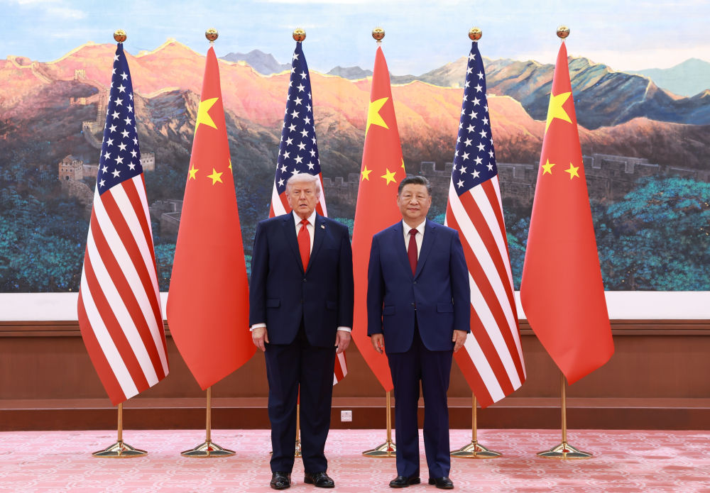 習(xí)近平同美國總統(tǒng)特朗普舉行會談