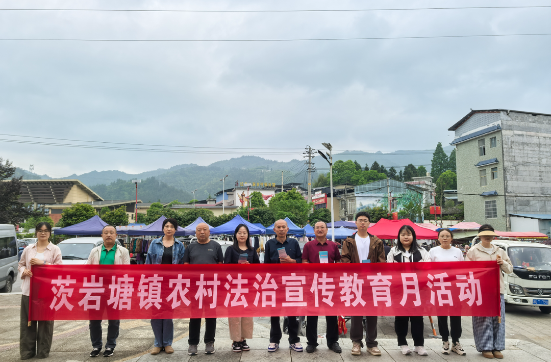 龙山县茨岩塘镇：扎实开展农村法治宣传集中活动