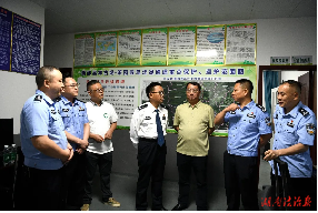 新邵縣公安局生態(tài)警務(wù)聯(lián)勤工作站正式啟動， 部門聯(lián)動筑牢縣域生態(tài)安全屏障