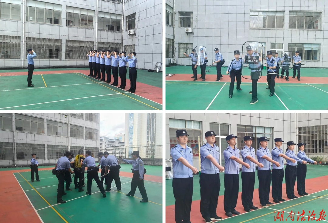 以演筑防 以練備戰(zhàn)！冷水灘區(qū)人民法院開(kāi)展反恐防暴處突演練