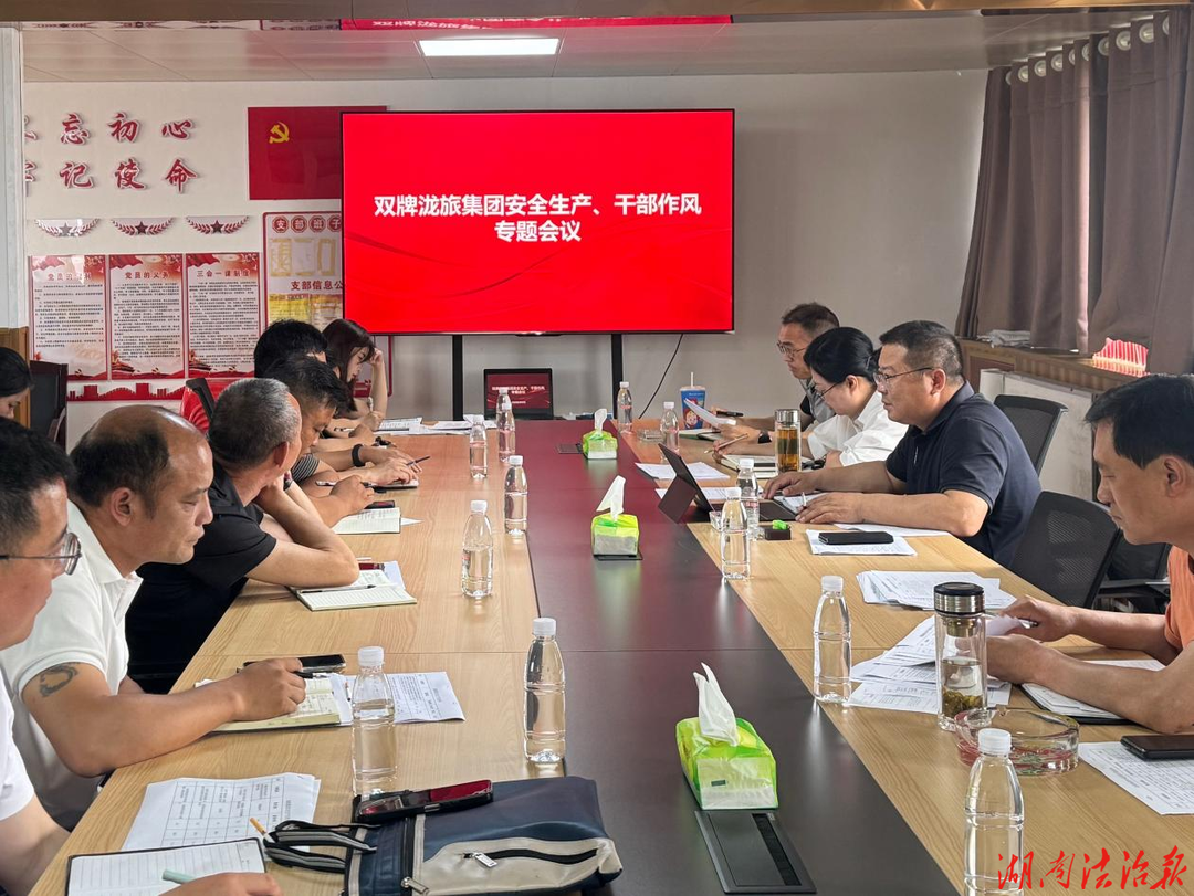 双牌泷旅集团：抓实安全强作风 ，严守廉洁勇担当 ，护航文旅高质量发展