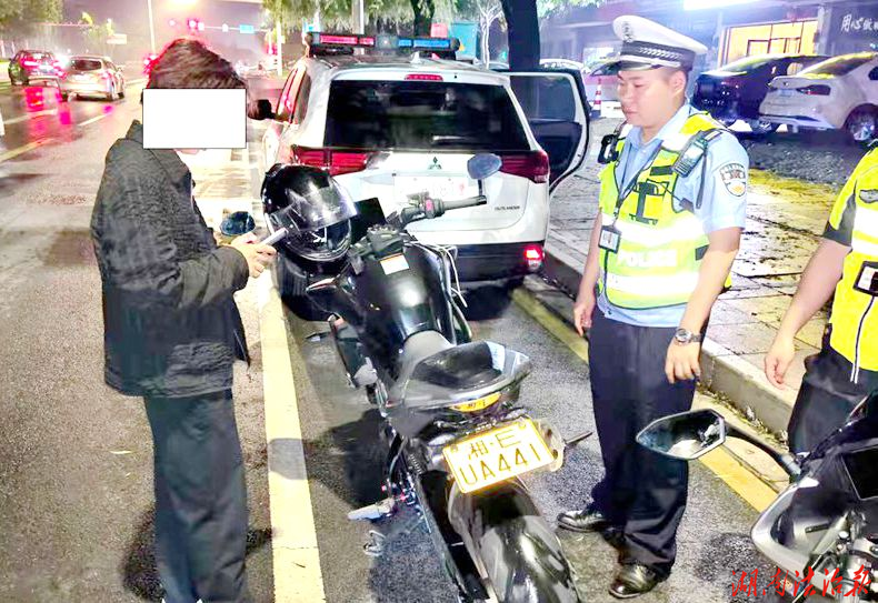 常德公安交管部門(mén)重拳整治摩托車(chē)“炸街”治噪音護(hù)平安