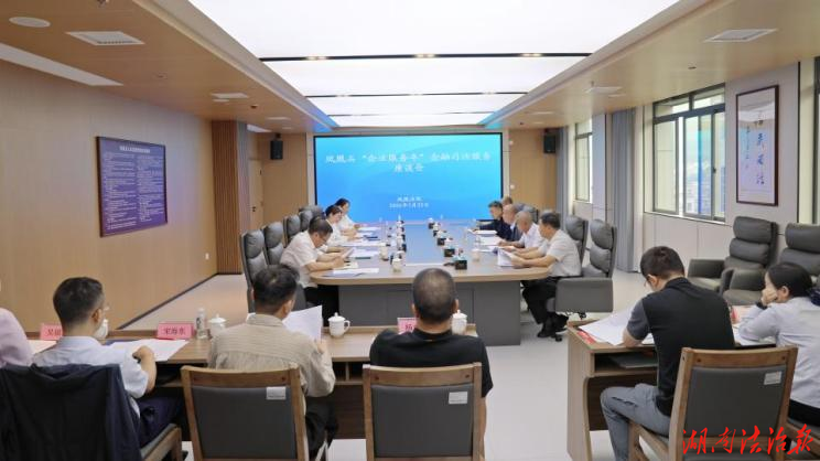企業(yè)服務年丨一次座談、一份建議、一片共識！鳳凰法院召開金融司法服務座談會