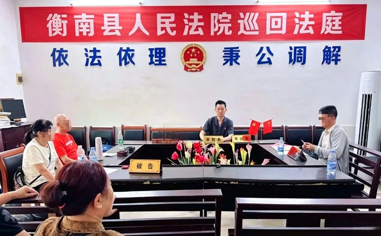 法庭“搬”到家门口  九旬老人赡养难题终化解—— 衡南法院温情调解守护 “夕阳红”