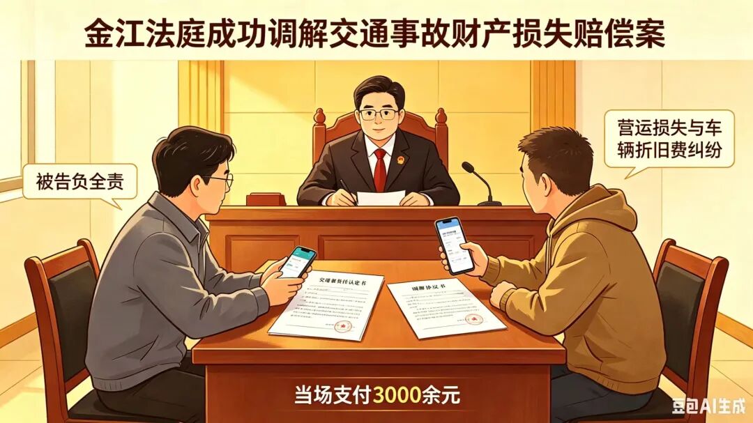 司法惠民生：一場(chǎng)交通事故糾紛的溫情調(diào)解