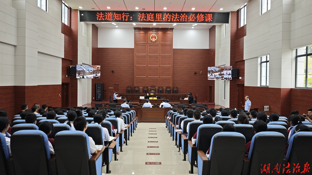 坐在法庭里，上一堂课本里没有的法治课