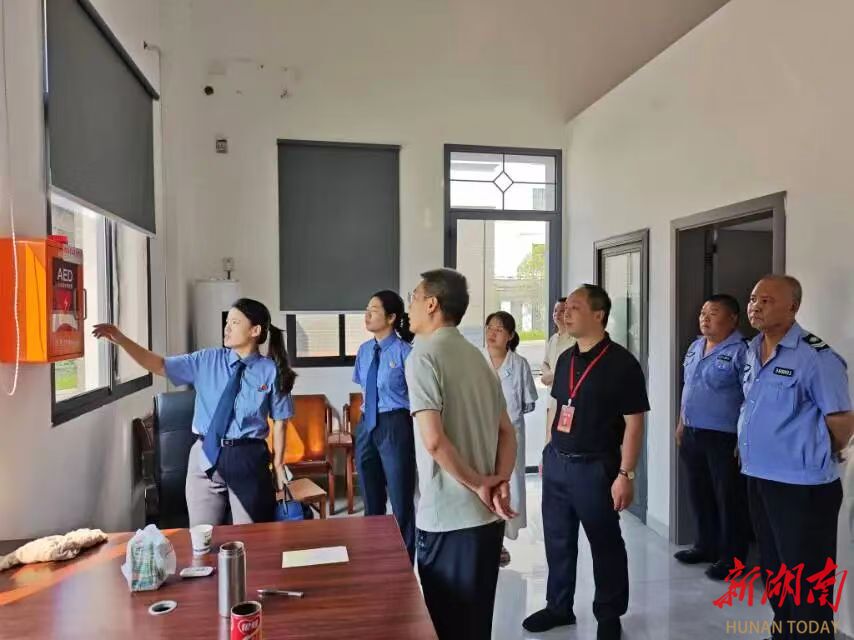 护航高考 醴陵市人民检察院筑牢校园AED急救防线
