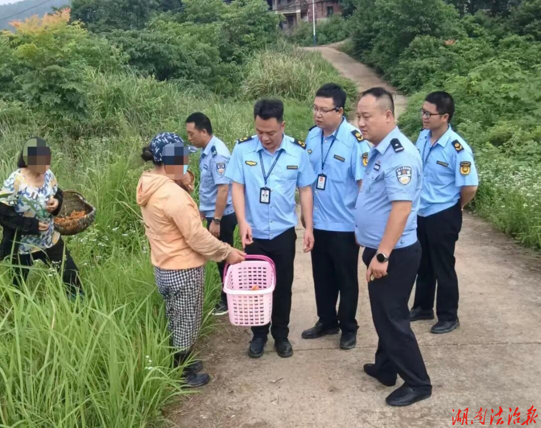 警惕野生毒菇致命风险！邵东公安靠前巡查劝阻 守护群众生命安全