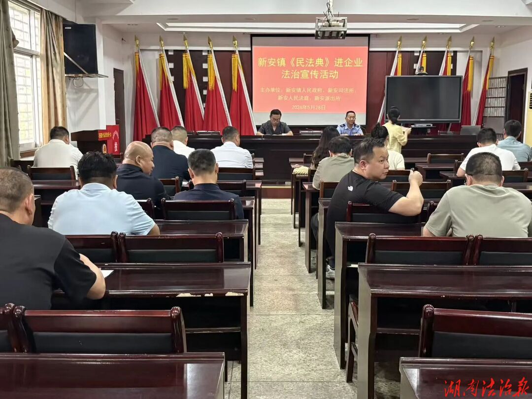 临澧法院：法治护航促发展 精准普法助企行