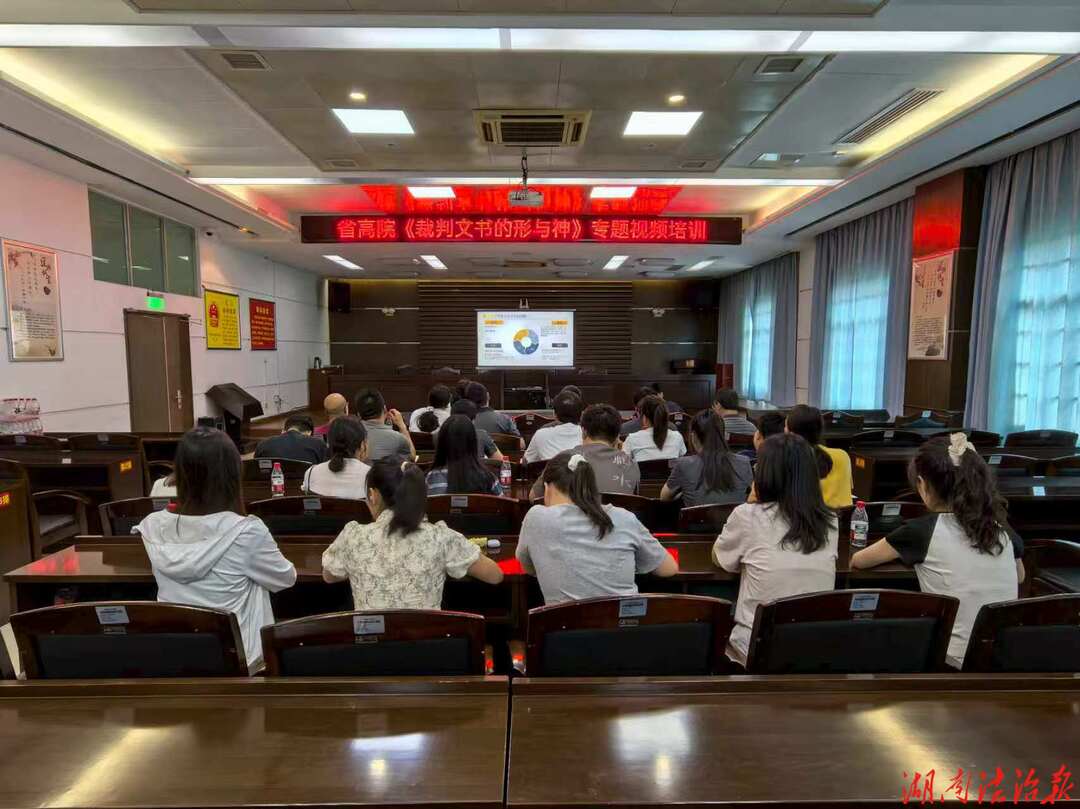 以文提质 以学赋能  ——祁东法院组织干警参加对口援助远程专题培训