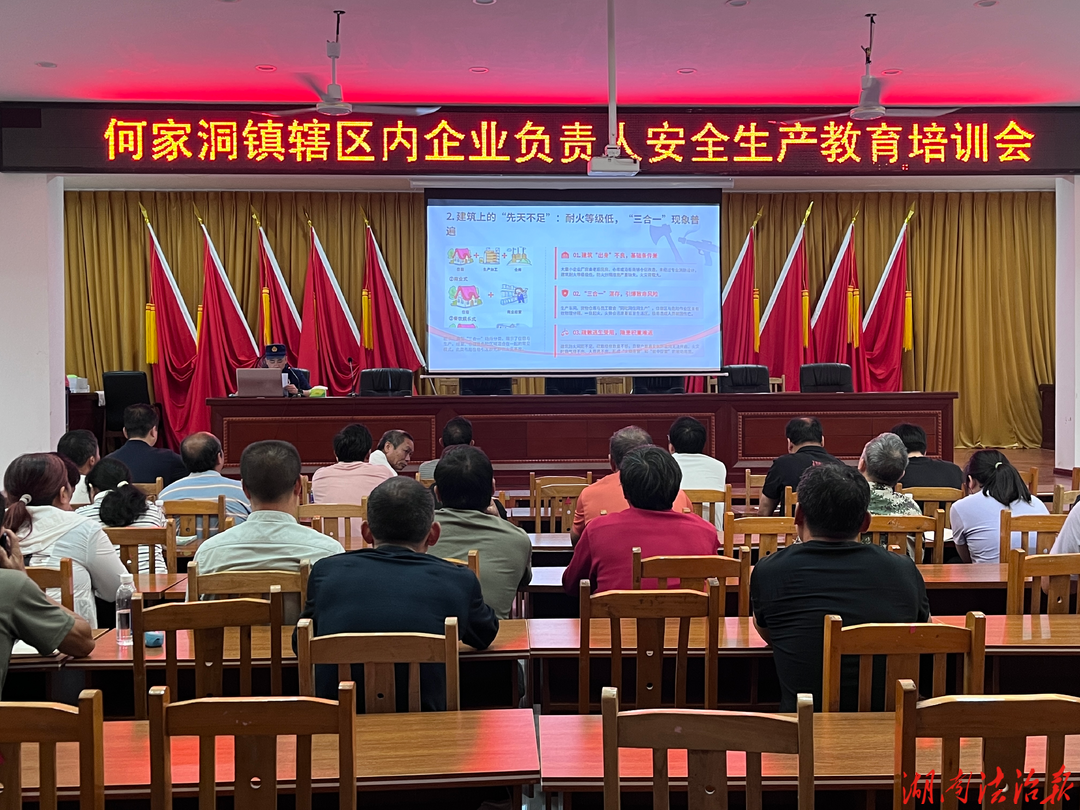 大排查大整治|双牌消防救援大队深入何家洞镇开展消防安全培训