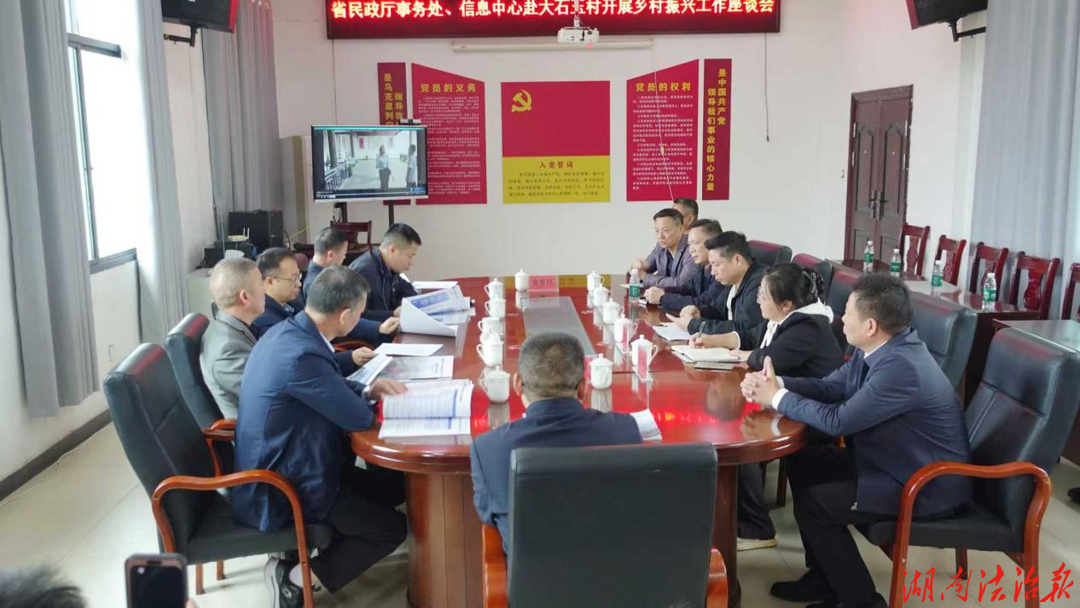 双峰县花门镇：大石玉村的蝶变之路  ——湖南省民政厅驻村帮扶工作纪实