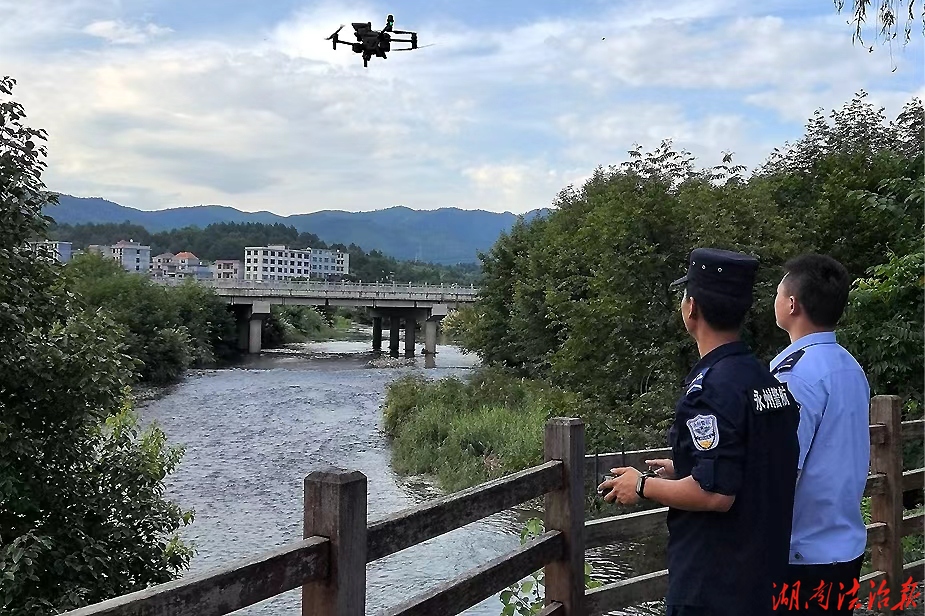 科技赋能防溺水 新田公安空地协同抓实防溺水管控