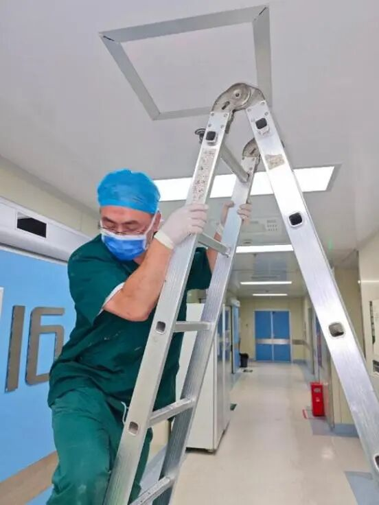 市中心医院：吊塔抢修保诊疗 守护生命不停歇